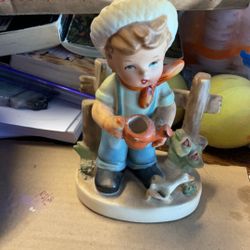 boy with watering can by erich stauffer 8218