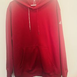 Adidas Men’s Hoodie Sweatshirt Red Color Size XL