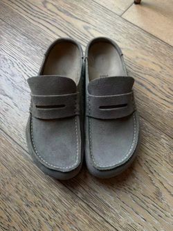 Birkenstock Naples Wrapped Suede Loafer Mules - Women's US 8-8.5 (EU 39) - Taupe