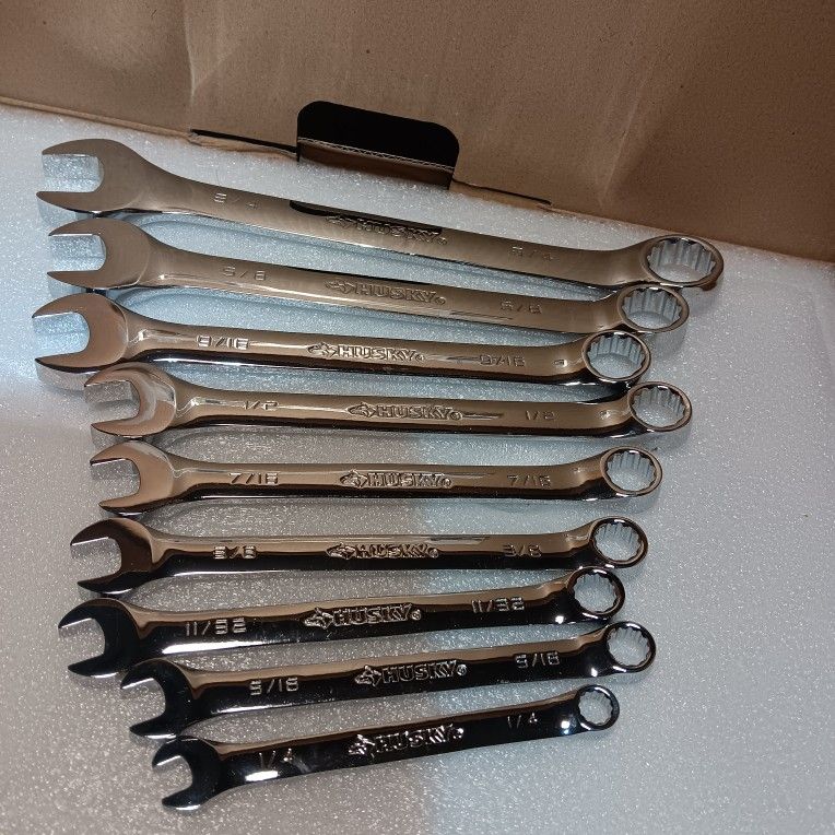 Husky SAE Wrench 9pc