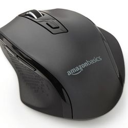 Amazon Basics Ergonomic
 wireless mouse