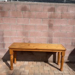 Pine Wood Console Table