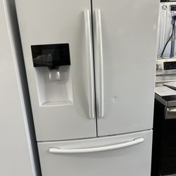 Samsung French Door In Glossy White Used