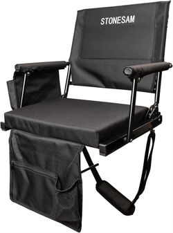 STONESAM Stadium Seat with Adjustable Back Support