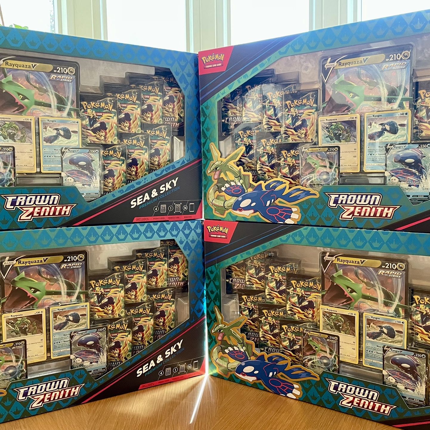 crown zenith booster box sea and sky Pokémon TCG: & Premium Collection This collection showcases the legendary powers of the Hoenn region Protector For Pokemon Crown Zenith