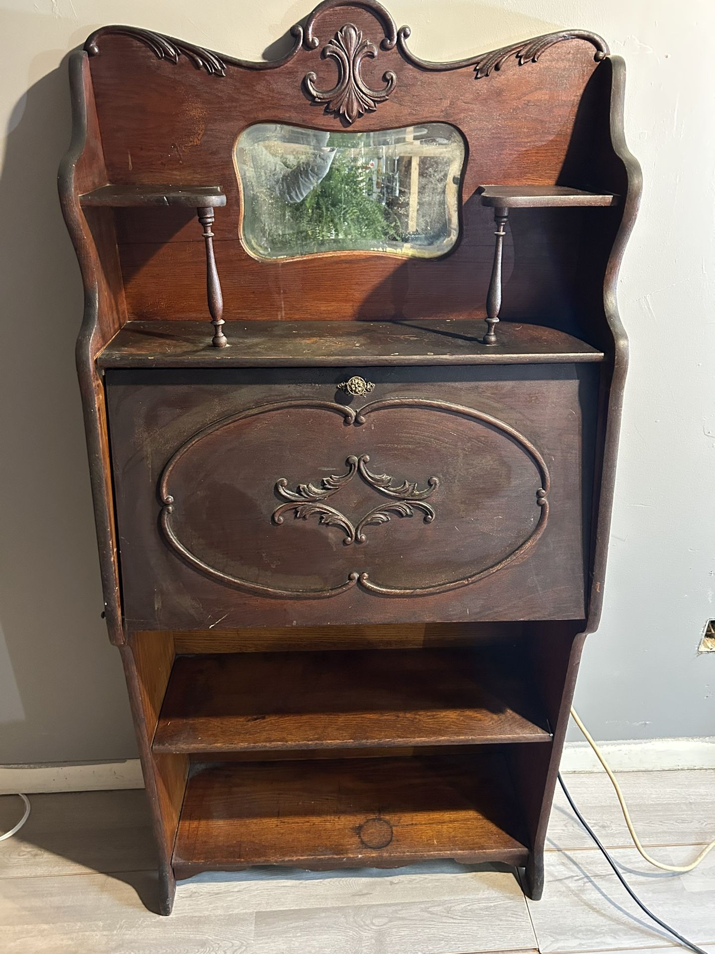 Antique Larkin And Co Secretarial Desk