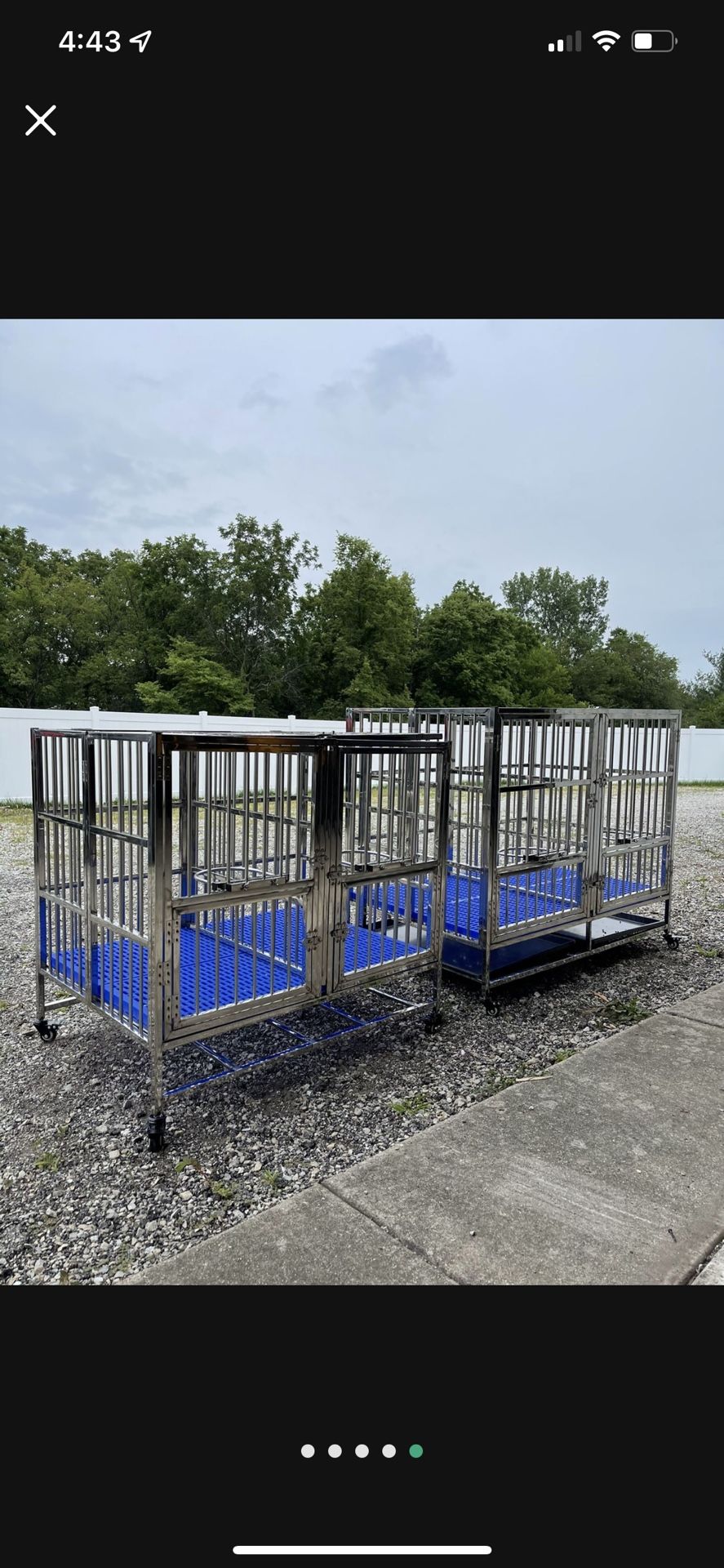 Stainless Dog Crates