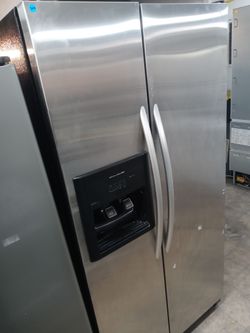 KitchenAid Superba stainless steel side by side refrigerator - Free delivery