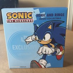 Sonic the Hedgehog Collectible Figure Loot Crate Exclusive Sonic and Rings New