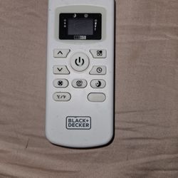 Black & Decker Portable A/C Remote Model# (contact info removed)49A