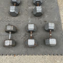 Mixed Set of Larger Dumbbells- Only $400!