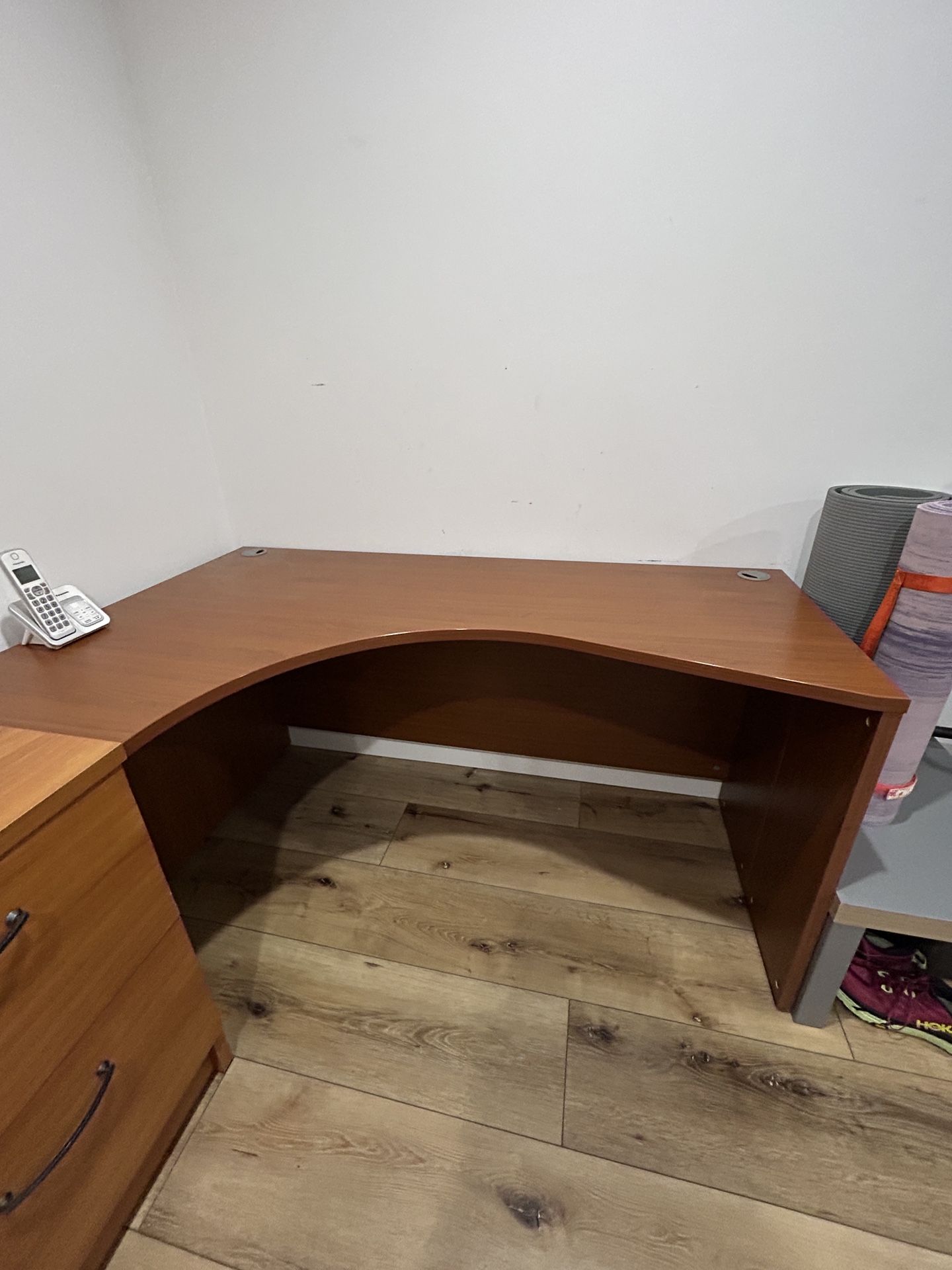 Scandanavian Design Desk And Cabinet