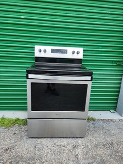 Whirlpool Stainless Steel Glass Stove