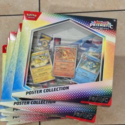Pokemon Prismatic Evolutions Poster Collection NEW