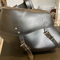 Black Saddle Bags