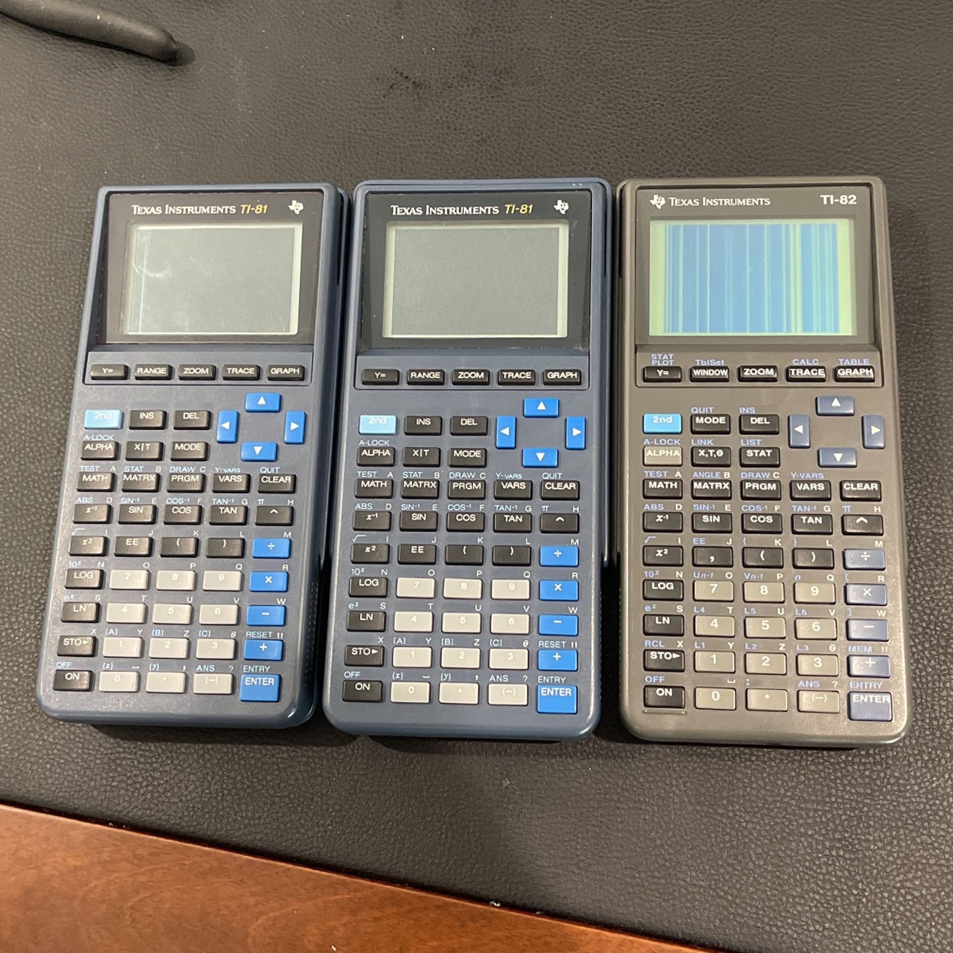Semi-Broken TI-81/82 Graphing Calculators