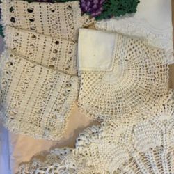 Vintage Table Doileys  ALL