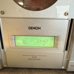 Denon D-A03 Vertical Style Personal Audio System/CD Stereo