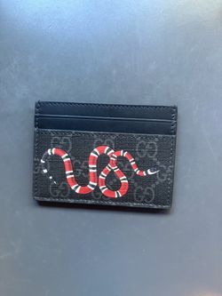 Gucci snake card holder