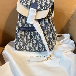 Luxury CD Canvas Backpack 