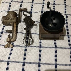 Antique Mini Toy Beater and Grinders