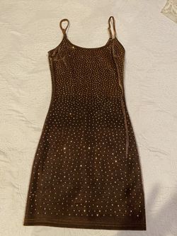 Super Cute Homecoming Dress Bronze 