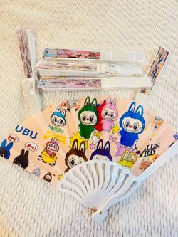 5 New Labubu hand fans Great gifts or party prizes