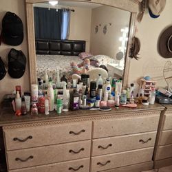 Cajonera  Espejo, 2 Buros ( 4 Piezas)