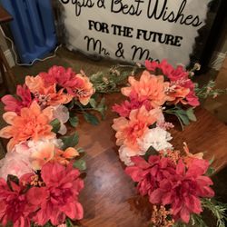 Bridal Shower Sign And Floral Swags