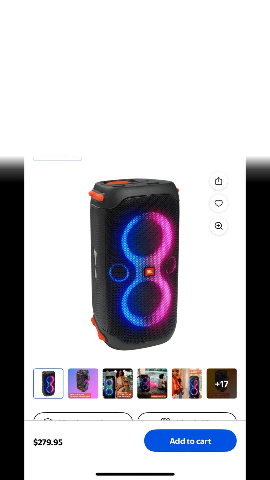 JBL 110 PartyBox Bluetooth