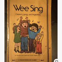 Wee Sing Around the Campfire Wee Book Paperback Beall Nipp Vintage 1986