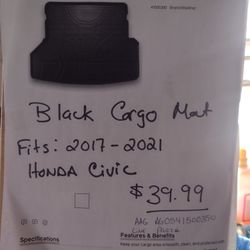 Black Cargo Matt