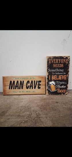 Cave hanging wall decor $20 for both or $10 each Pickup 3-8:30 pm rainbow/charleston cash only read description