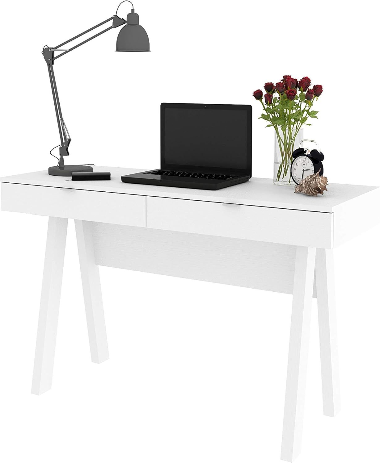 White Monterey Computer Desk