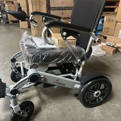 Aotedor 30 Miles Long Travel Range, Electric Wheelchair for Adults Power Wheelchairs Lightweight Foldable All Terrain Motorized Wheelchair for Senior