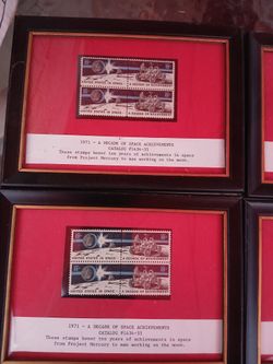 First Man On The Moon Stamp