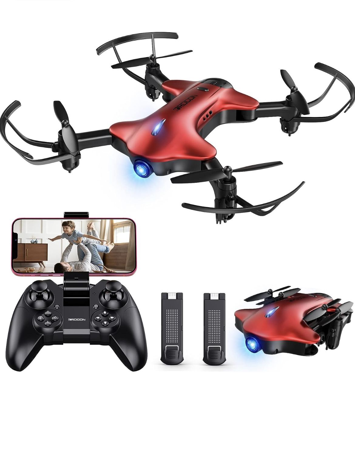Brand new Air Dancing Drone for Kids, Spacekey FPV Wi-Fi Drone with Camera 1080P FHD, Real-time Video Feed, Great Drone for Beginners, Quadcopter Dron