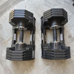 Adjustabke Dumbells 50lbs