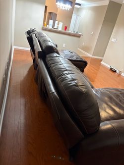 Used leather couch