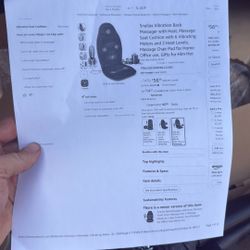 Snailax Vibration Back Massager With Heat