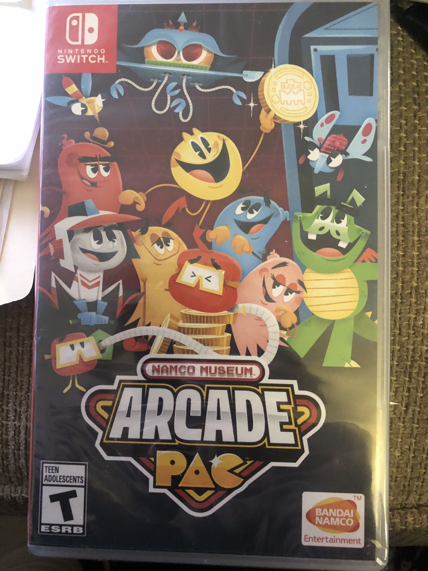NAMCO MUSEUM ARCADE PAC For NINTENDO SWITCH/BRAND NEW/FACTORY SEALED/NEVER OPEN