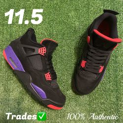 Size 11.5 Air Jordan 4 Retro “Raptors” 🦖