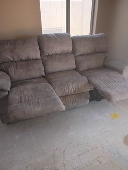 Nice lazy boy couch.