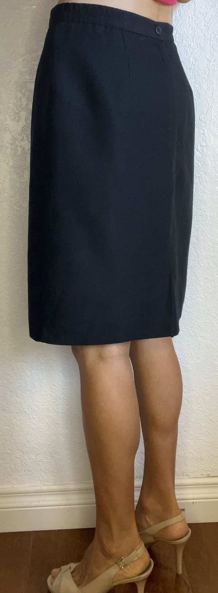 BRIGGS NEW YORK Pencil Skirt Straight Skirt Business Knee Length Black Size 10