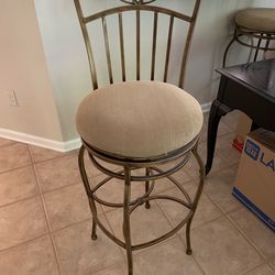 2 Bar height stools - seat to floor 32”