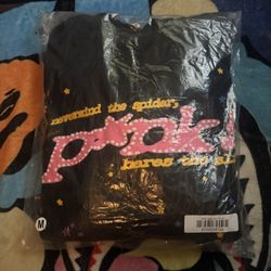 Black Sp5der Hoodie Size M