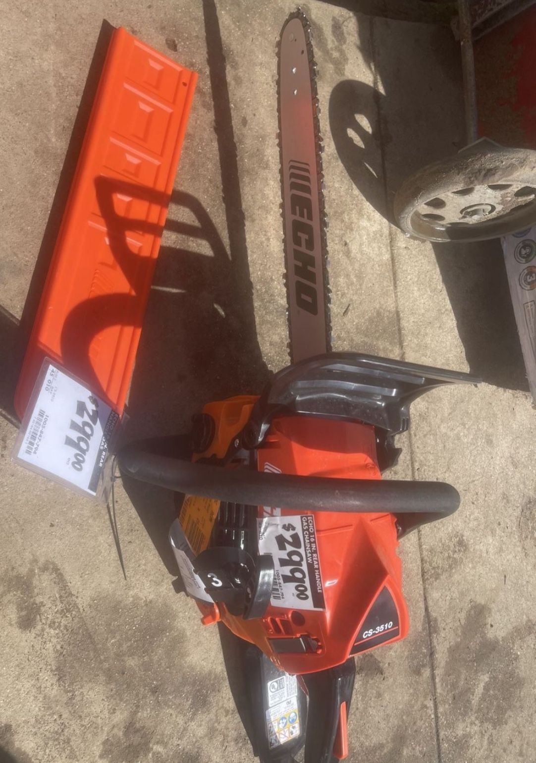 ECHO 16 in. 34.4 cc Gas 2 Stroke Engine Rear Handle Chainsaw