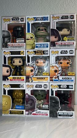 Star Wars Funko Pop Collection – Exclusives, Chewbacca, Ahsoka, Mandalorian & More