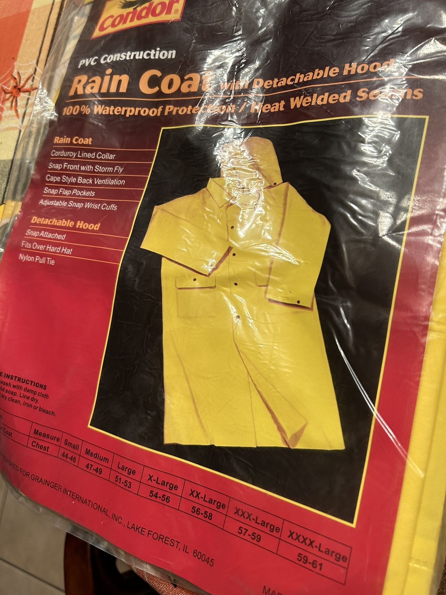 New Condor Raincoat $10 Each