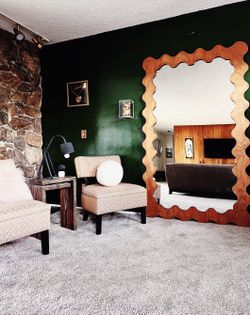 Wavy Floor Mirror Or Hang Mirror Original Design 48”x84”